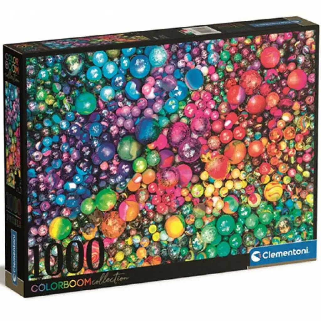 Colorboom Kollektion: Murmeln Puzzle 1000 Teile - Clementoni