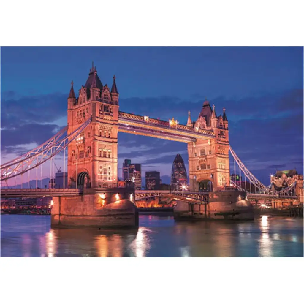 Tower Bridge, London HQC Puzzle 1000 Teile - Clementoni kép 2