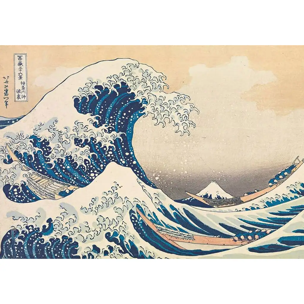 Hokusai - Die große Welle vor Kanagawa 1000-teilige Puzzle - Clementoni kép 2