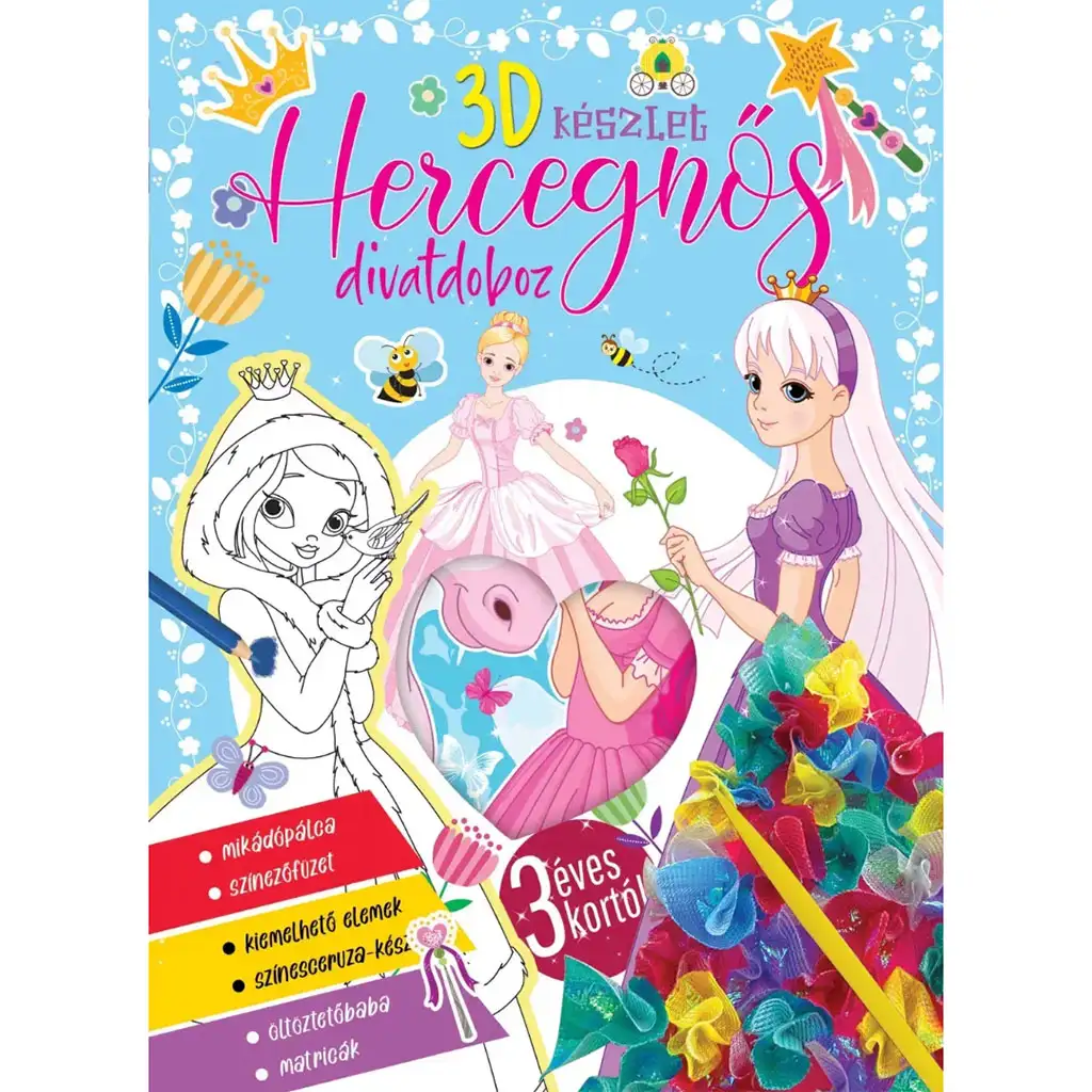 3D-Set - Prinzessinnen-Modebox