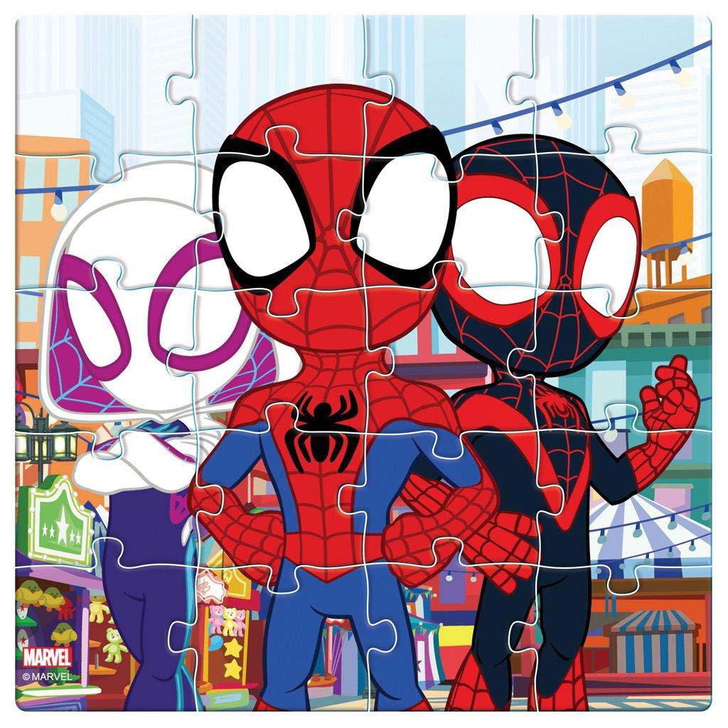 Luna: Spidey und seine Freunde Motiv 3x20-teiliges Magnetpuzzle kép 4
