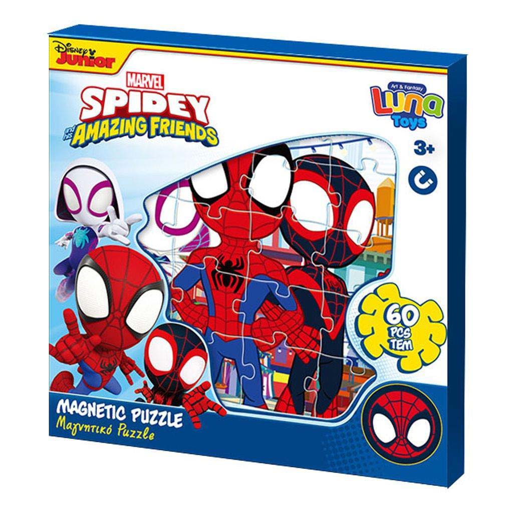 Luna: Spidey und seine Freunde Motiv 3x20-teiliges Magnetpuzzle