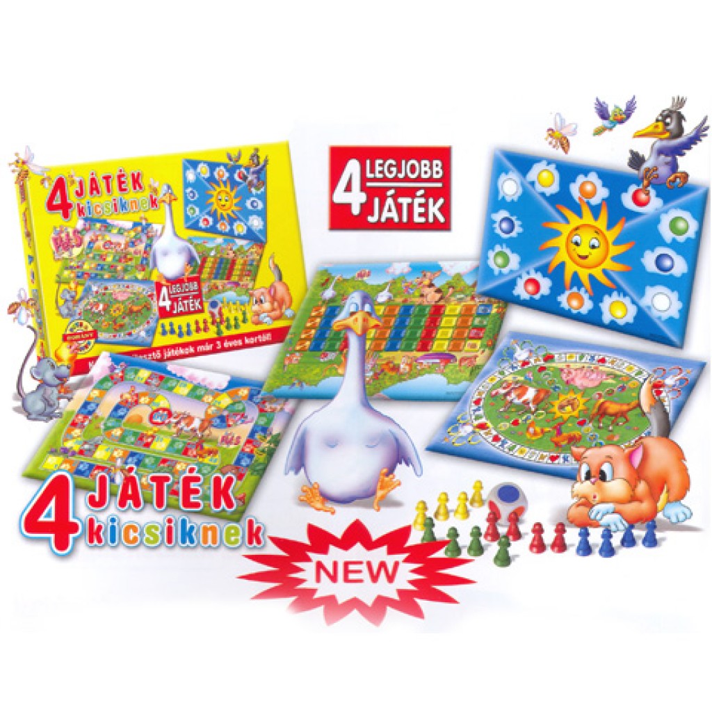 4 beste Brettspiele für Kinder - D-Toys kép 1