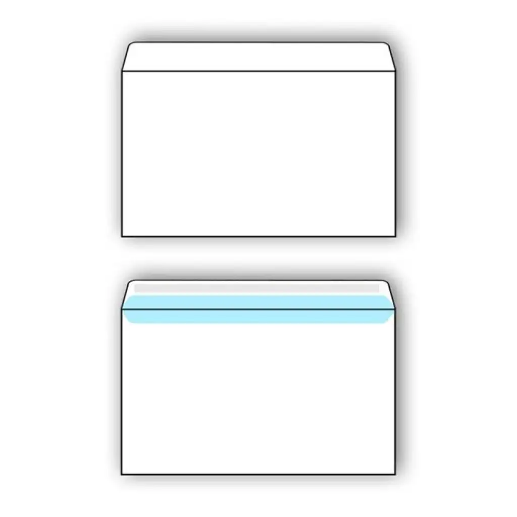 Spirit: Weißer Umschlag B6 17,6x12,6cm 1 Stk