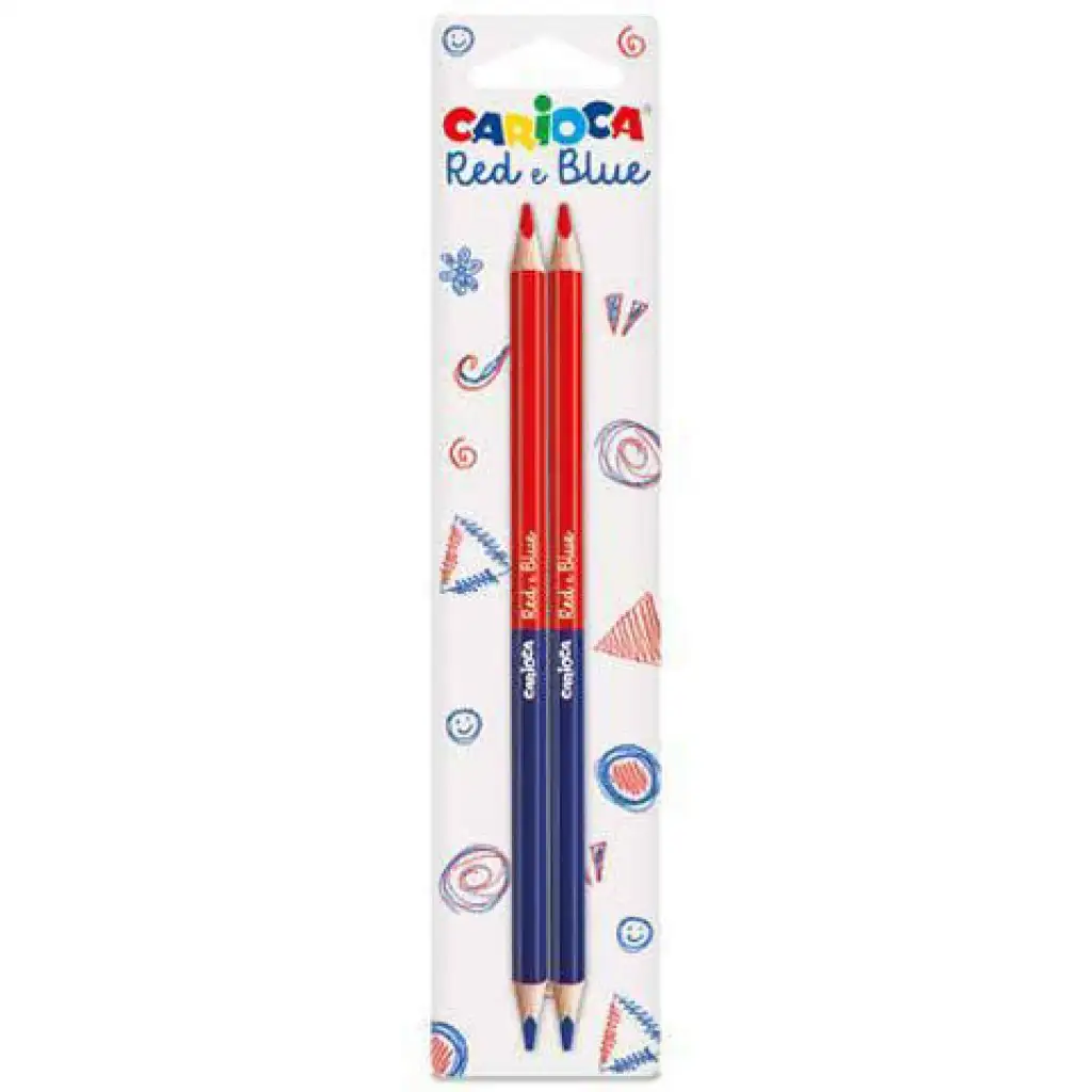 Red & Blue blau-rot Postmarker 2er-Set - Carioca