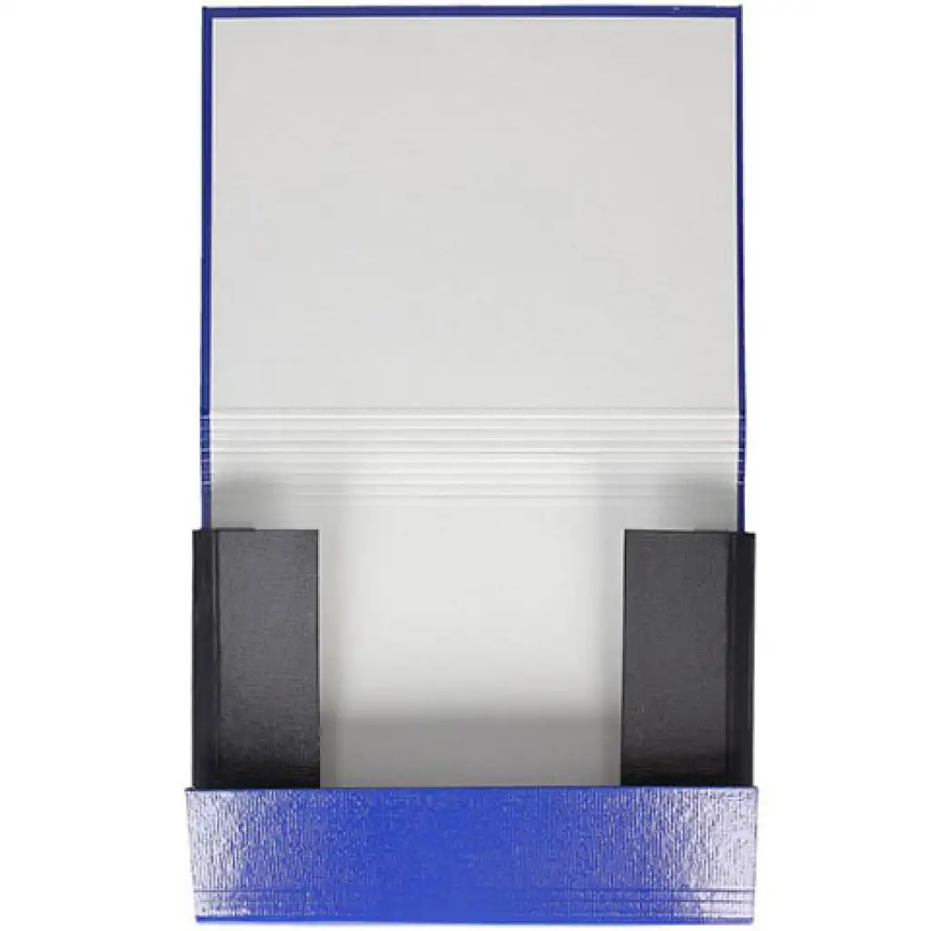 Spirit: Blaue Gummiband-Kartonmappe A4 mit 30mm Dicke kép 2