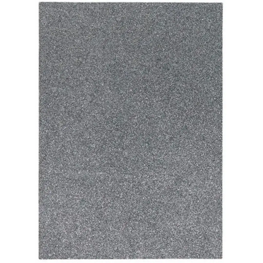 Spirit: Glitzernde Dekorationsschaumstoffplatte in Grau A/4 1 Stück