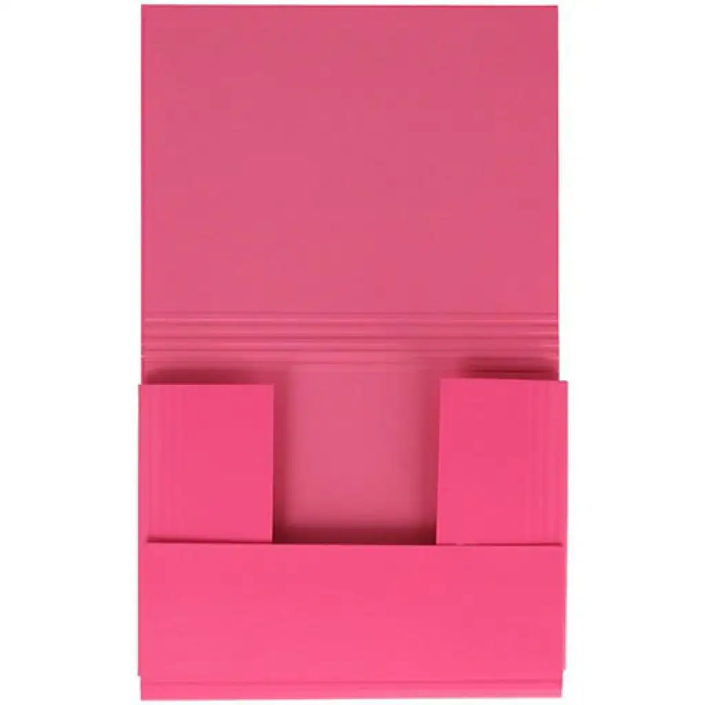 Spirit: Rosa Gummiband-Kartonmappe A4 mit 30mm Dicke kép 2