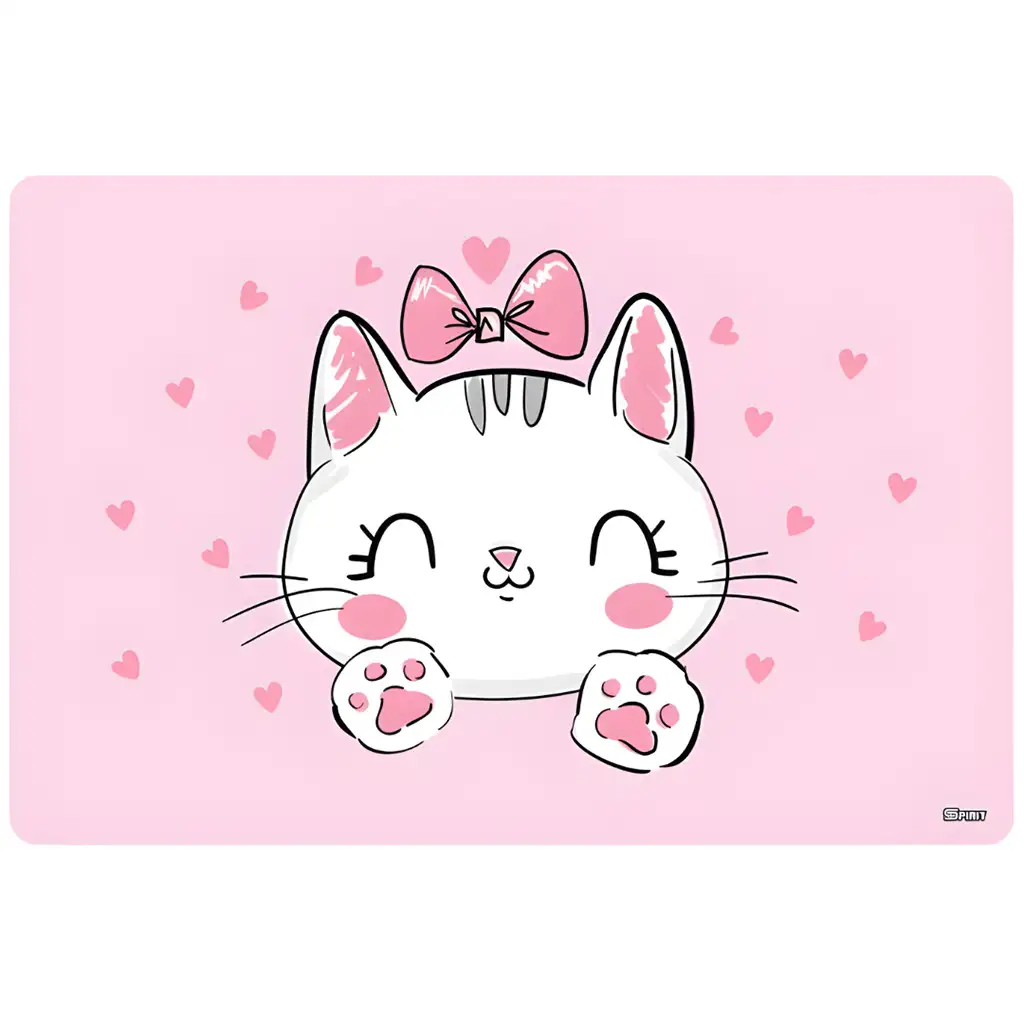 Spirit: Cutie Cat Katzen-Schreibtischunterlage 60x40cm
