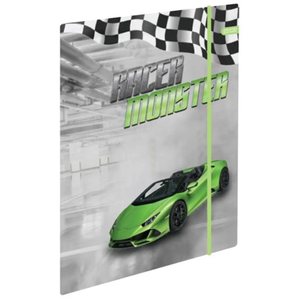 Spirit: Cool Racer Monster Sportwagen ergonomischer Schulranzen, Rucksack 4-teiliges Set kép 5