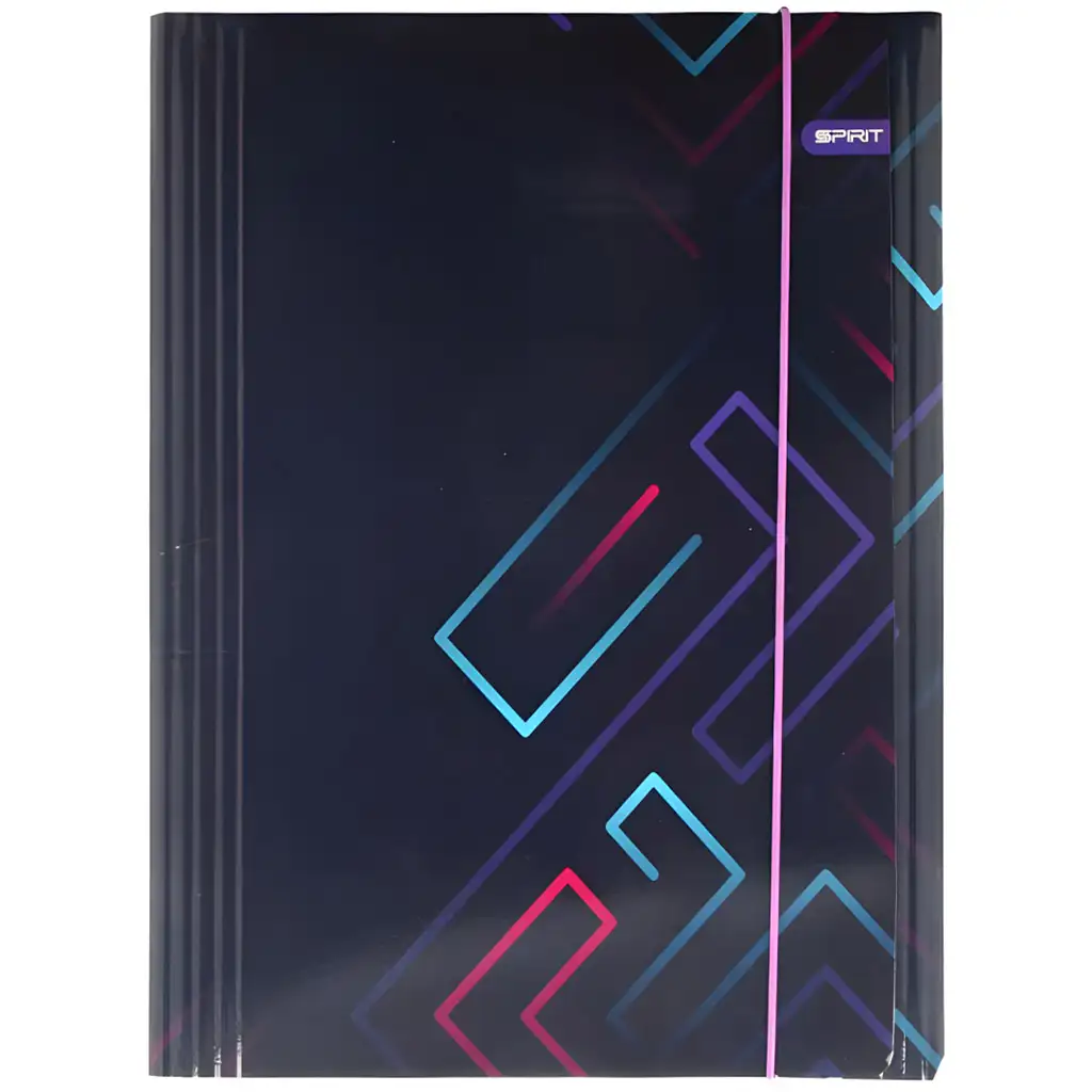 Spirit: Color Lines Gummibandmappe A/4