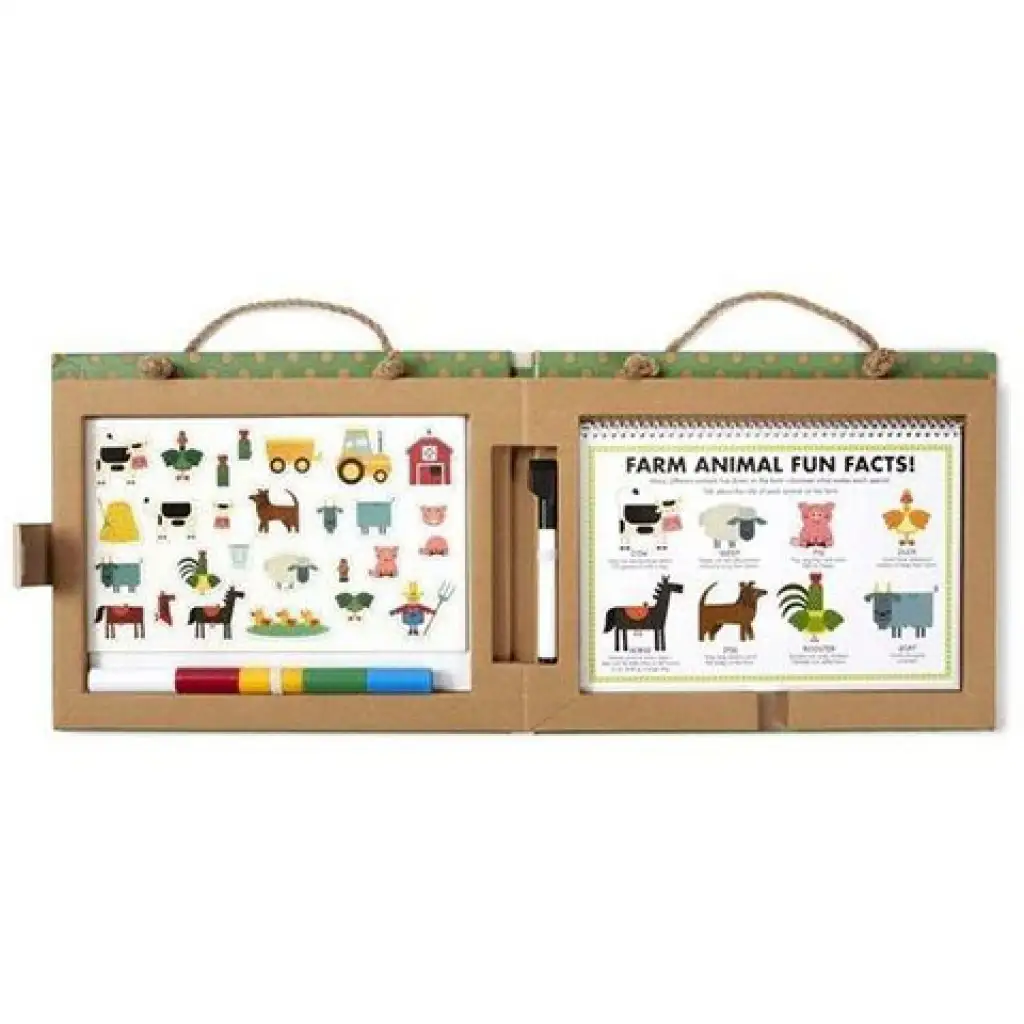 Abwischbares Zeichen- und Magnetbauernhof-Spielset - Melissa & Doug kép 3