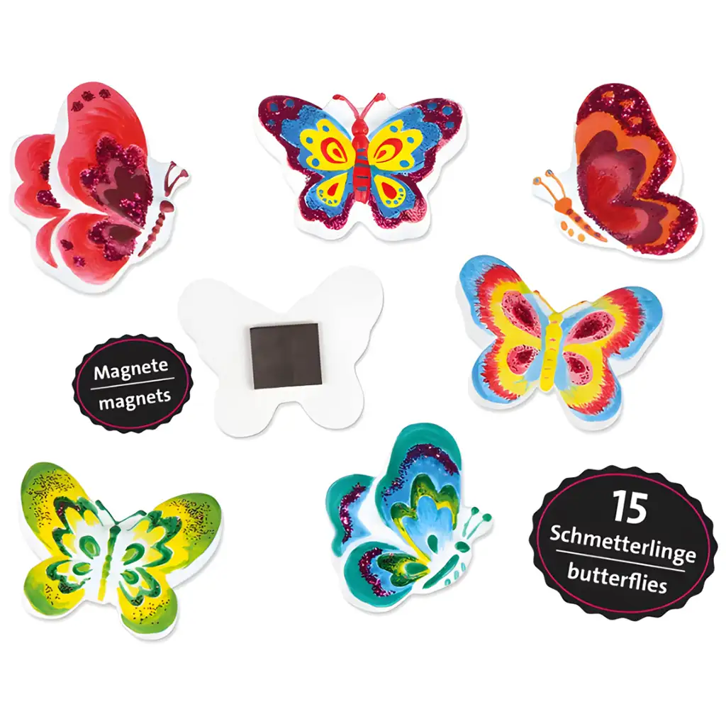 LENA: Schmetterlings-Gießform und Kühlschrankmagnet-Set kép 2