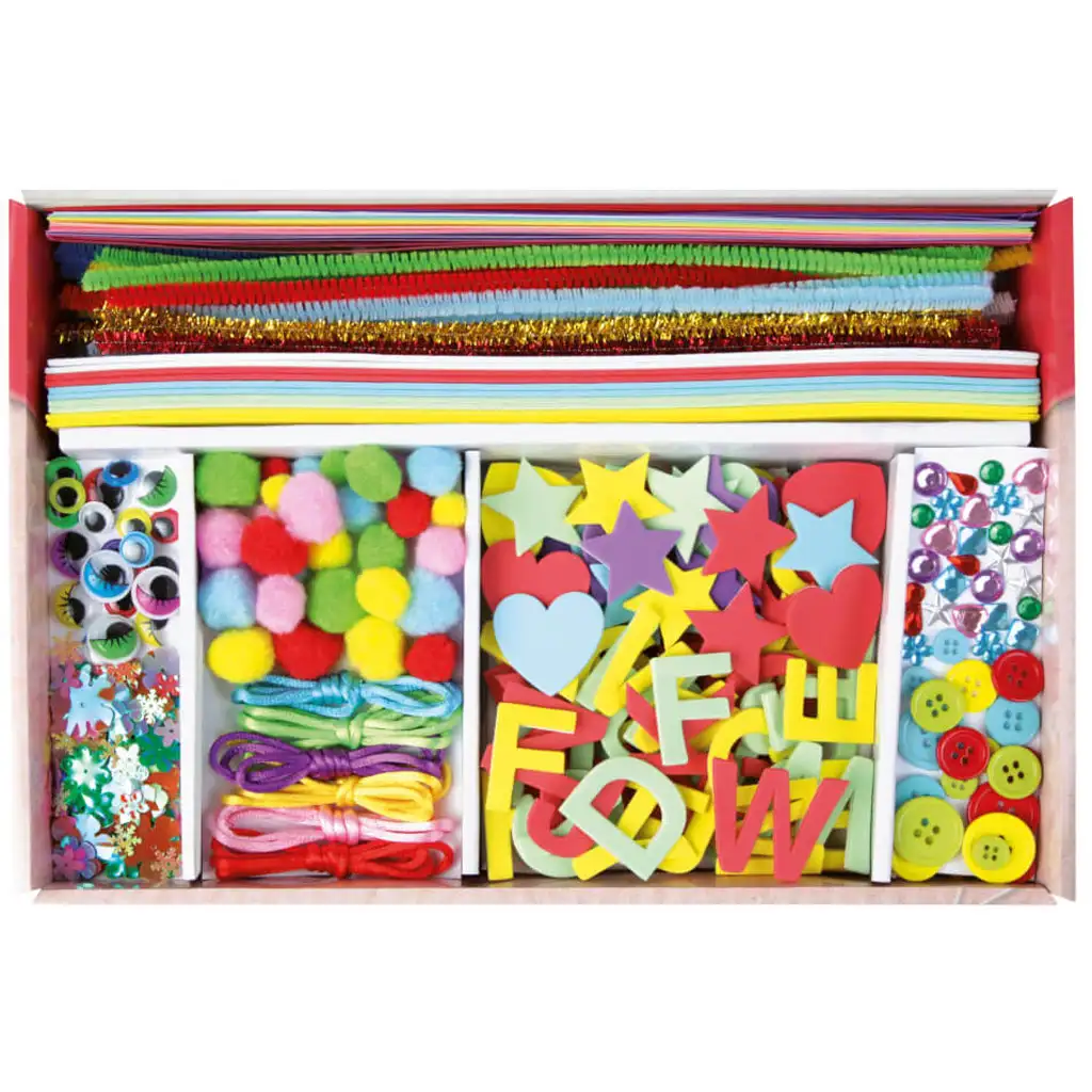 LENA: DIY 400-teiliges kreatives Mädchenset kép 2