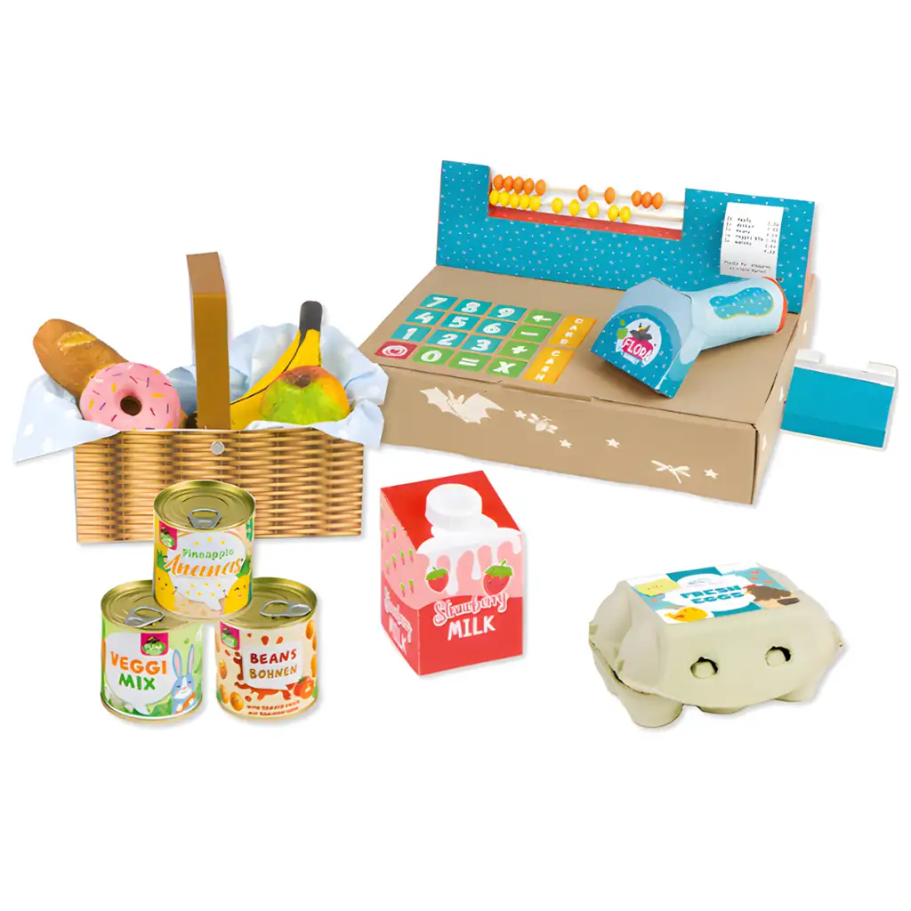 LENA: ECO Supermarkt Kreativ-Spielset kép 2