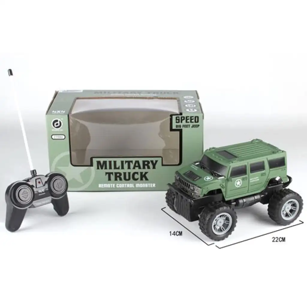 RC Off-Road Militär ferngesteuerter Militär-Hummer mit Licht 27 MHz 22cm 1/16 Maßstab kép 5