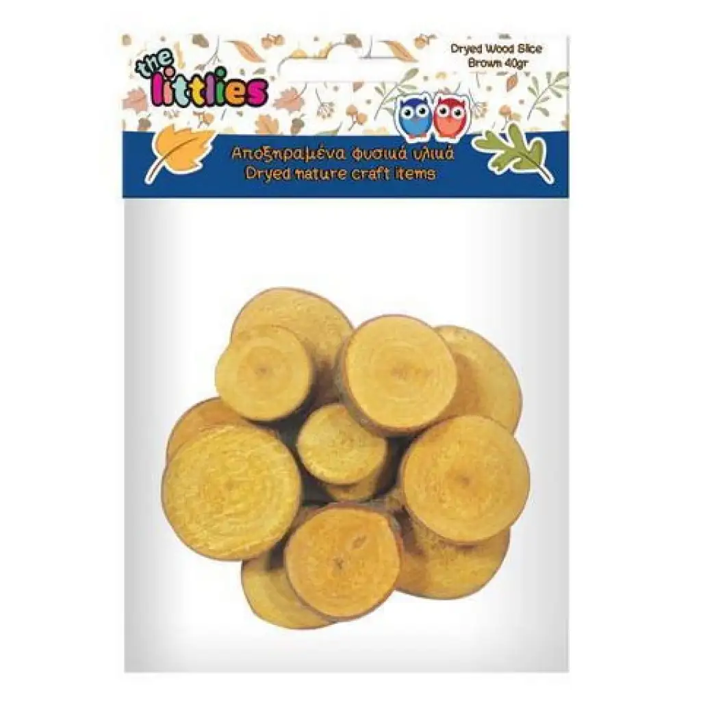 Geschnittene Holzscheiben 40 g