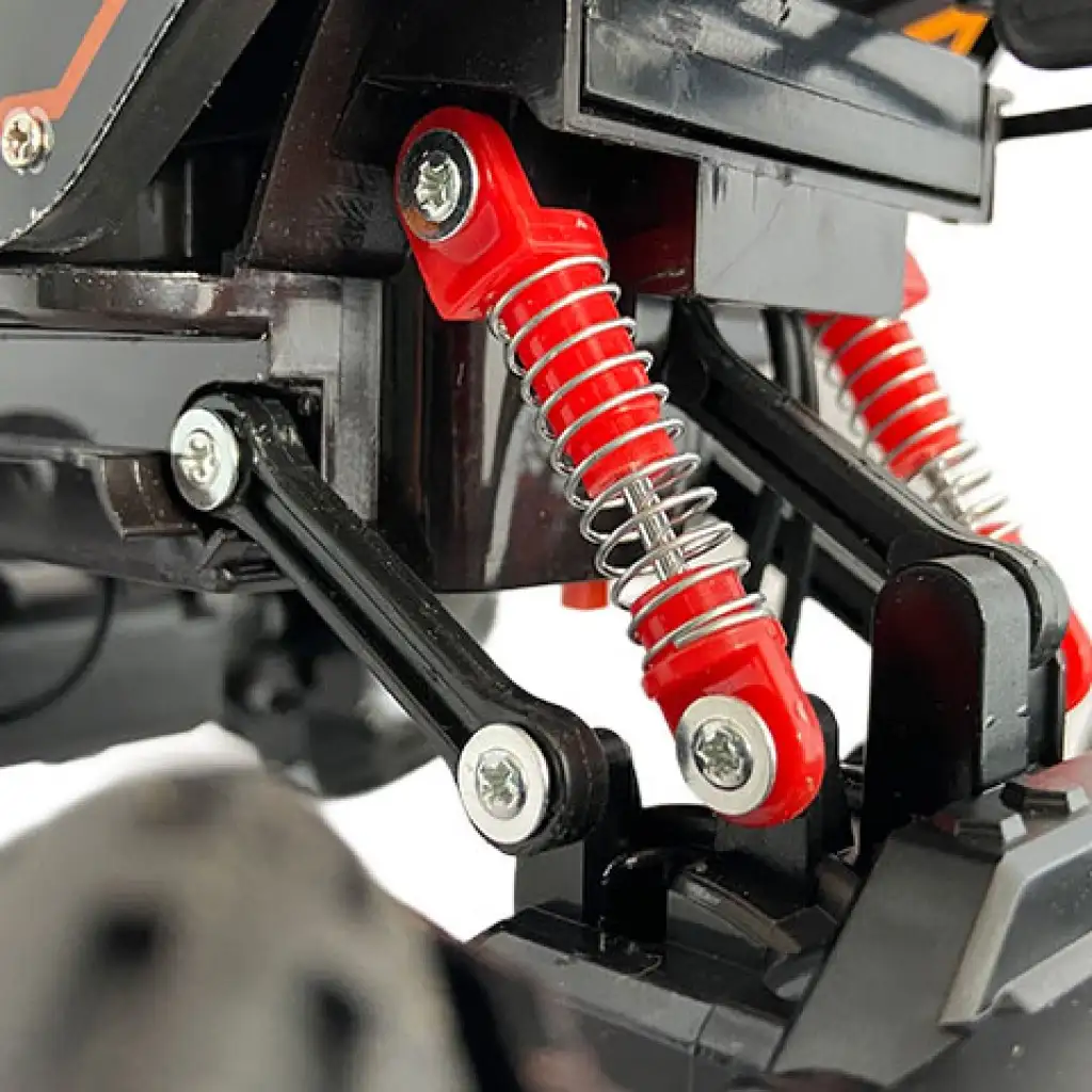 RC ferngesteuerter seitlich beweglicher Cross Country Jeep mit Federung und Lichteffekten 21cm 2,4 GHz kép 7