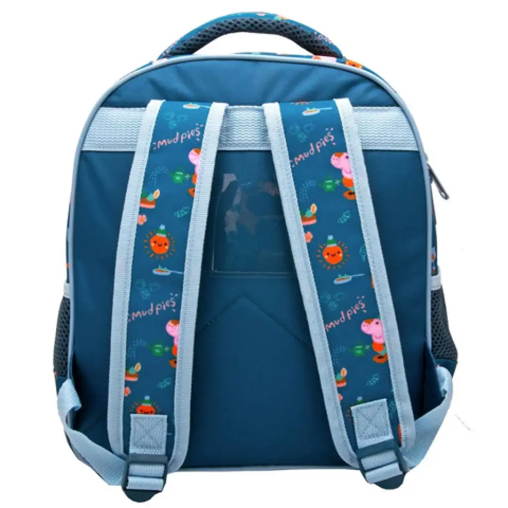Peppa Wutz - Schorschs blauer Kindergartenrucksack 27x10x31cm kép 2