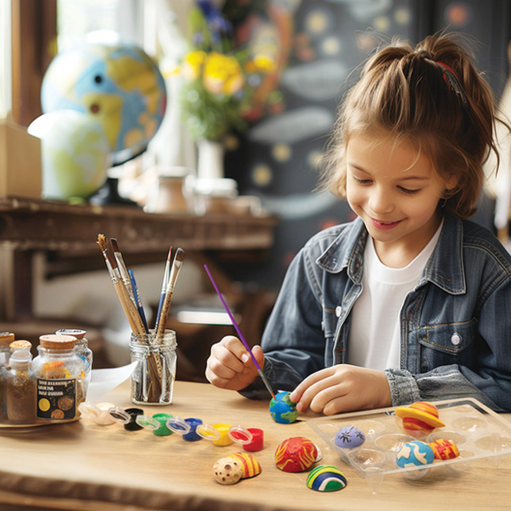 Sonnensystem-Gipsabguss-Set kép 4