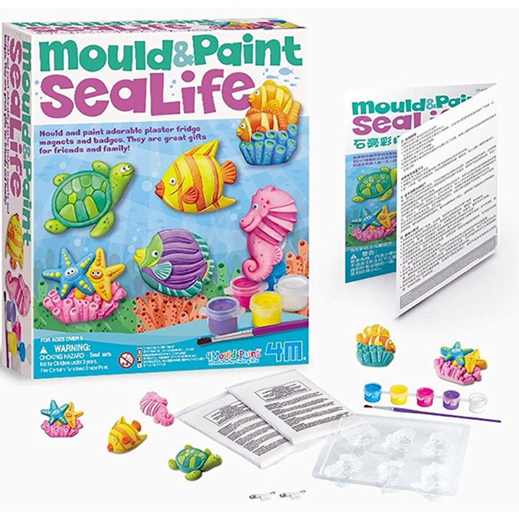 4M Meerestiere Gipsabguss-Set kép 2
