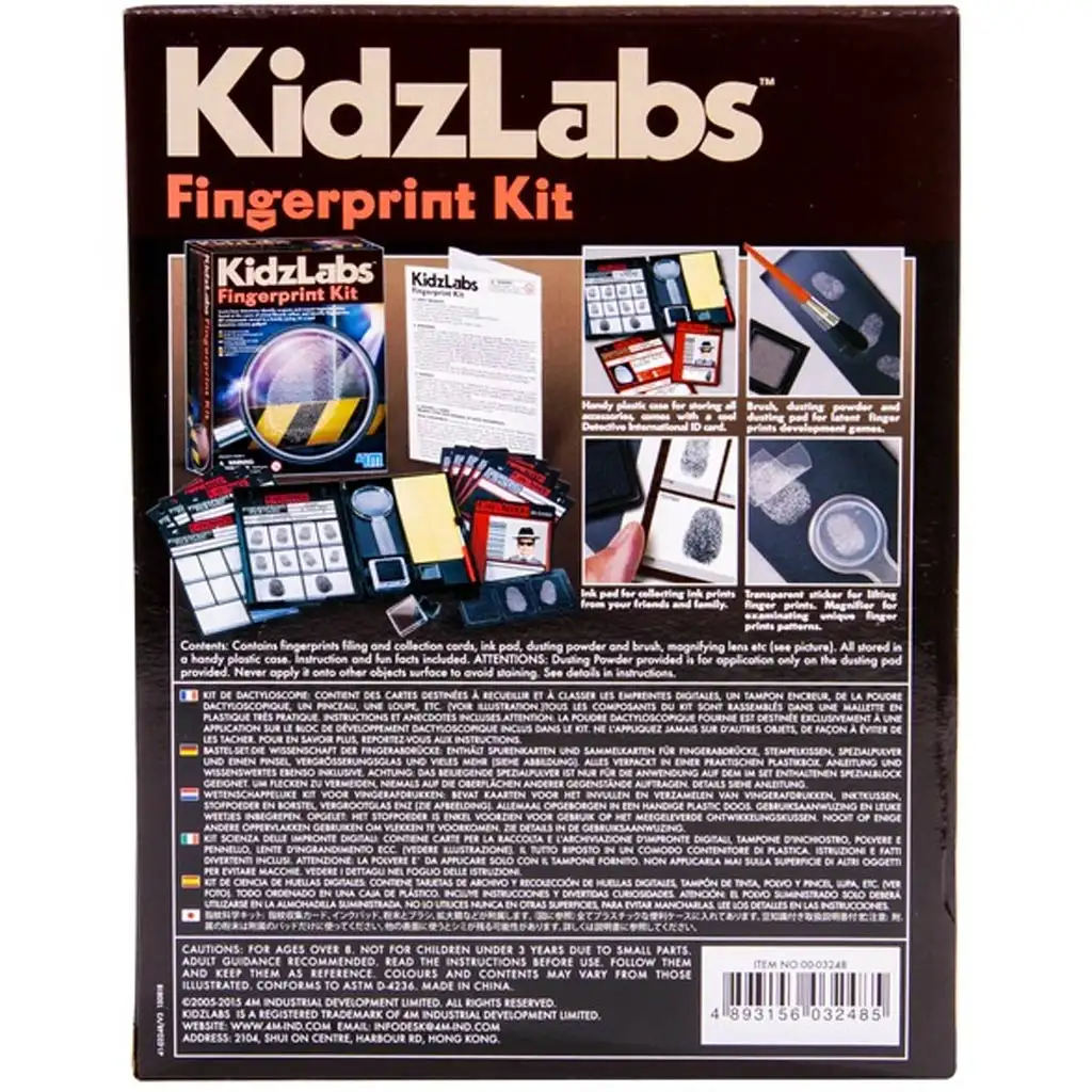 KidzLabs Fingerabdruck-Erfassungskit – Werde auch du ein Detektiv! kép 2