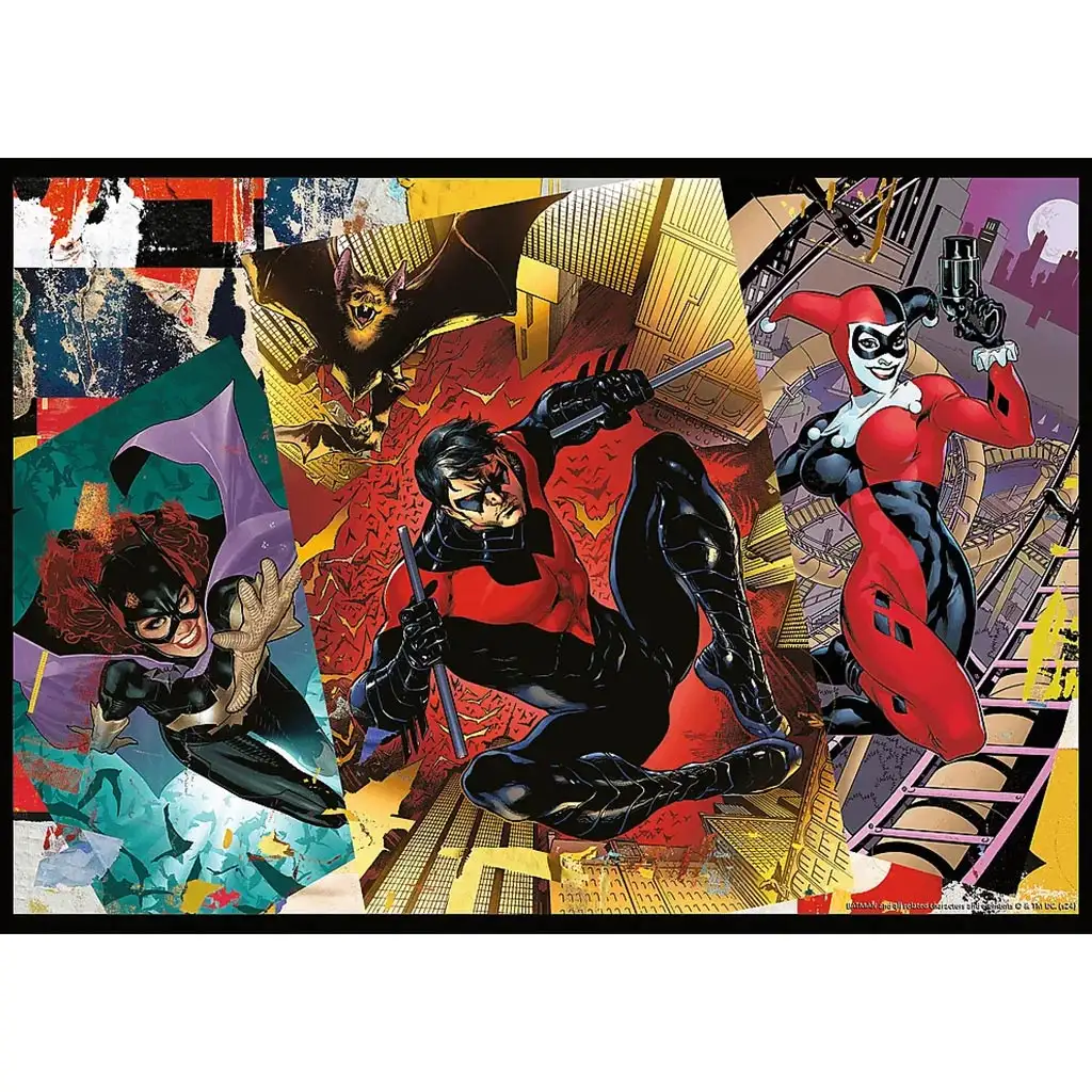 Batman Gotham Helden und Schurken 4x250 Teile Puzzle - Trefl kép 3