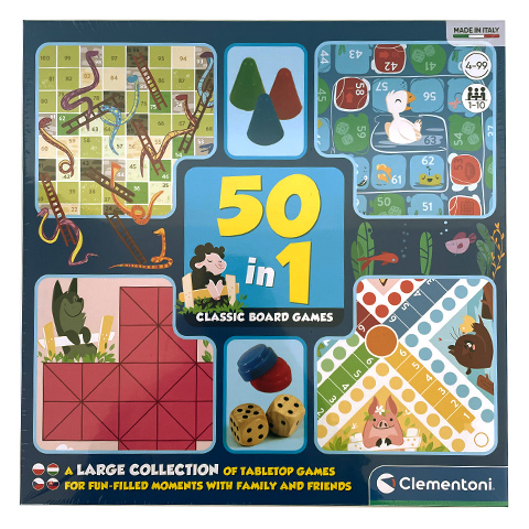 50-in-1 Brettspiel-Set – Clementoni