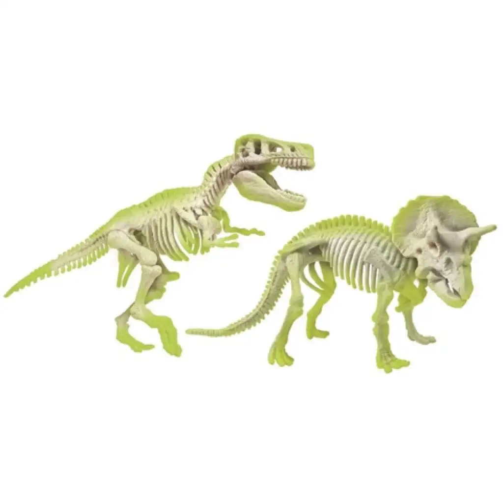 Science&Play: Archeofun Leuchtender T-rex und Triceratops Archäologie-Set - Clementoni kép 4