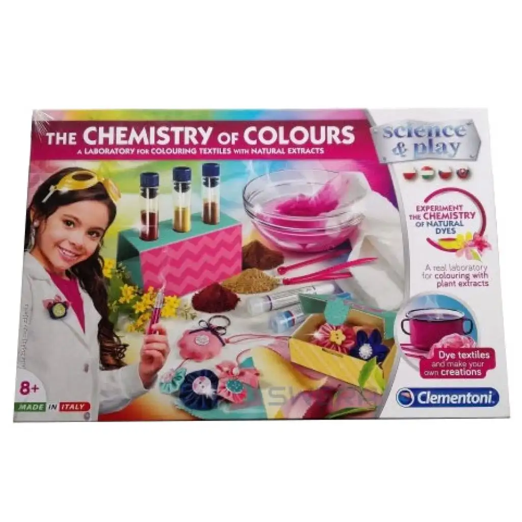 Clementoni: Die Chemie der Farben wissenschaftliches Spielset kép 3