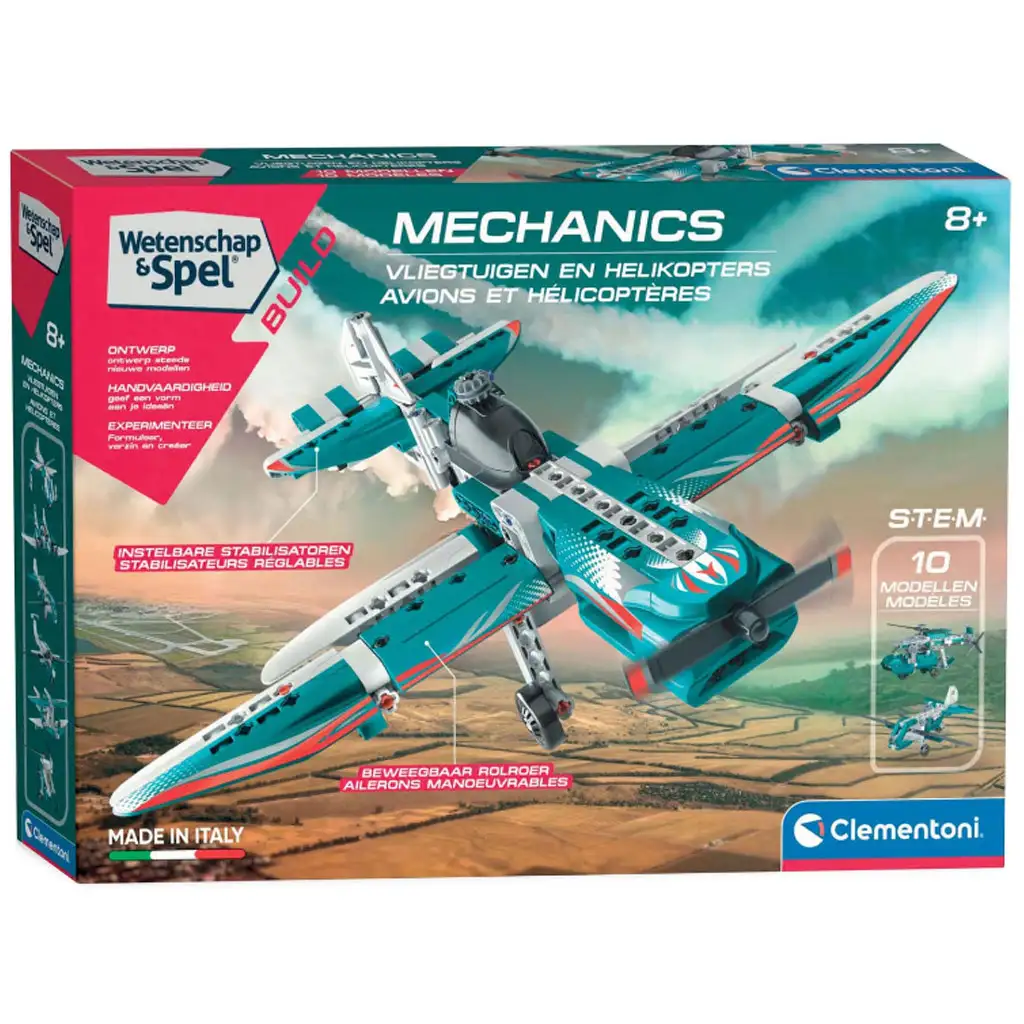 Science & Play: Flugzeuge und Hubschrauber 10-in-1 Set - Clementoni