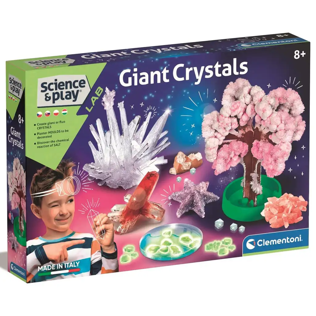 Science & Play: Mega Kristall Herstellungslabor Set - Clementoni