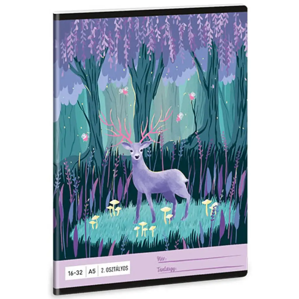 Ars Una: Mindnight Wish 2. Klasse liniertes Heft A/5 16-32