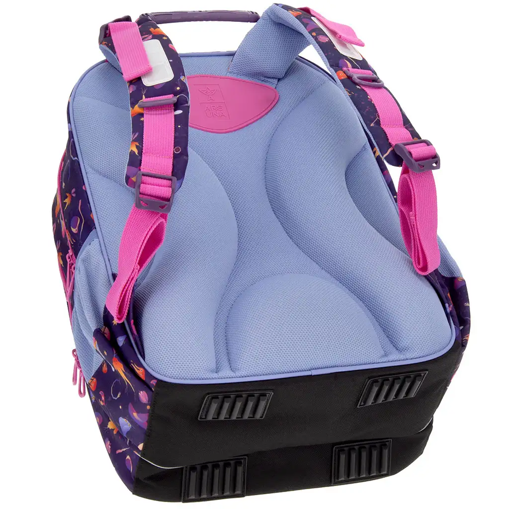 Ars Una: Enchanted ergo-fit lekerekített iskolatáska, hátizsák 34x40x21cm kép 4