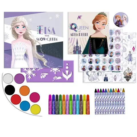 Die Eiskönigin 2 – Kreativset mit 100 Teilen, Ausmalbildern und Aufklebern kép 2