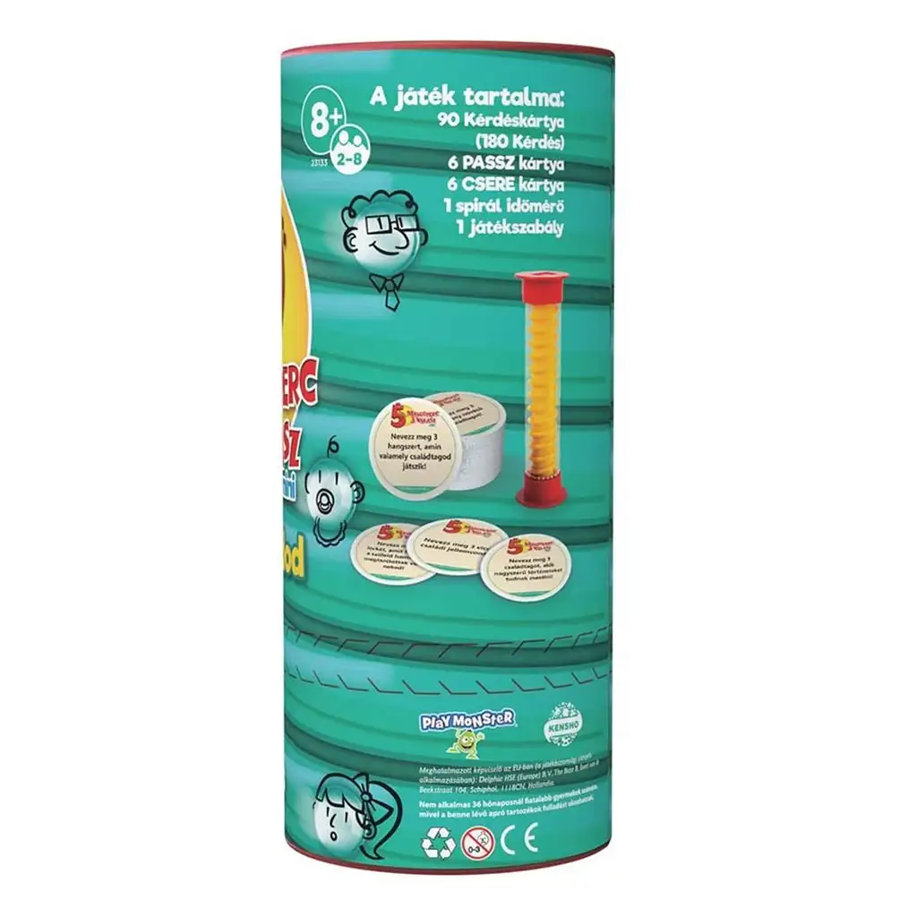 Playmonster: 5 Sekunden 3 Antworten Mini-Version - Deine Familie kép 2