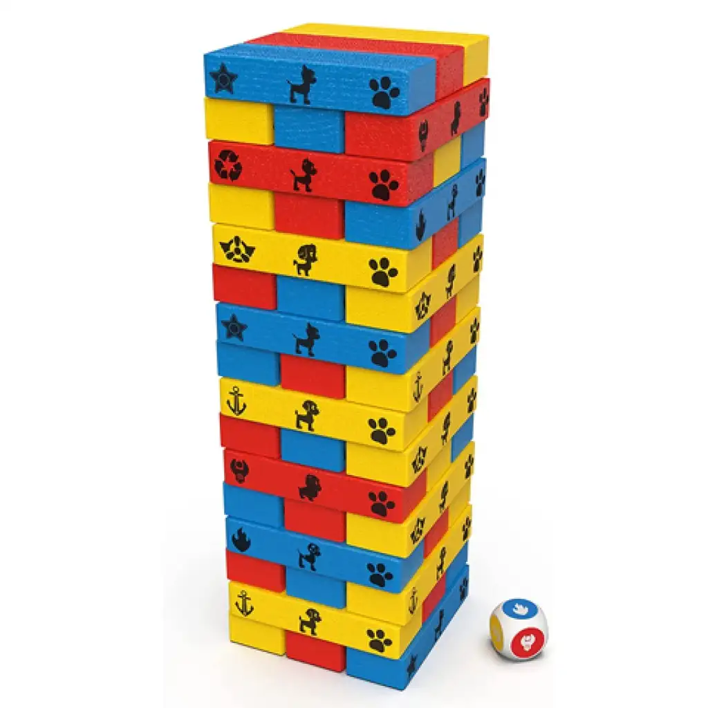Paw Patrol: Buntes Turmbauspiel Jenga - Spin Master kép 2