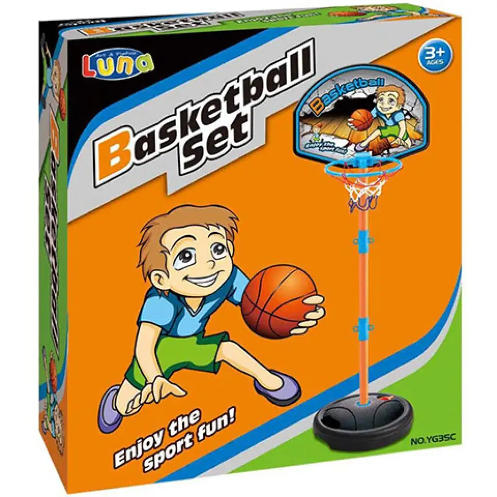 Einstellbares Basketballkorb-Set