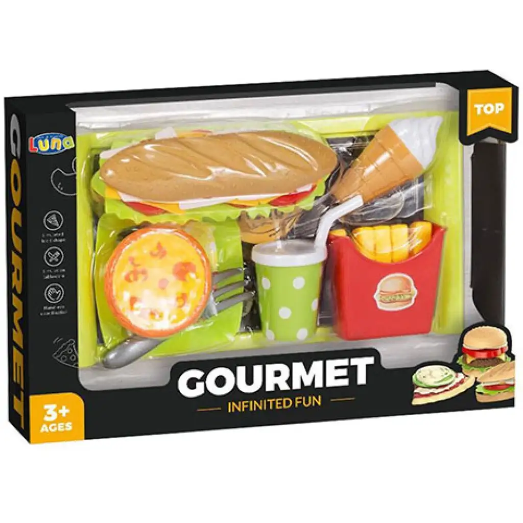 Gourmet szendvicsbár menü tálcával kép 1
