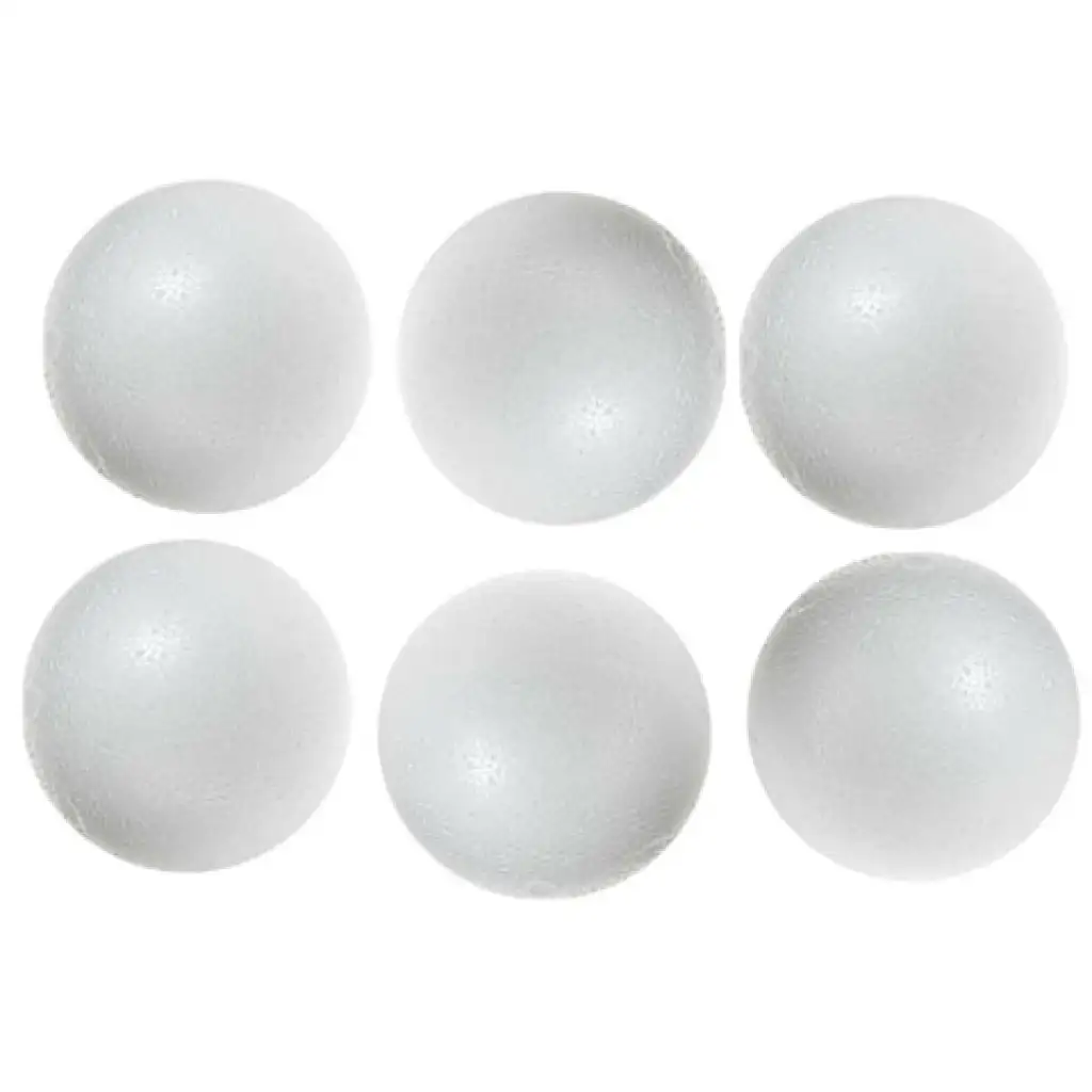 Dekorierbare Styroporkugel 4,5 cm 6 Stück