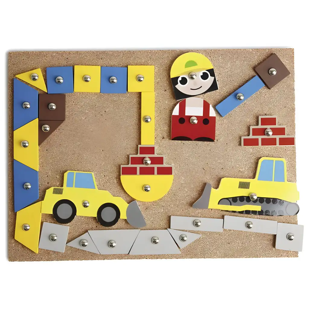 LENA: Hämmerchenspiel-Korktafel-Set - Bau kép 2