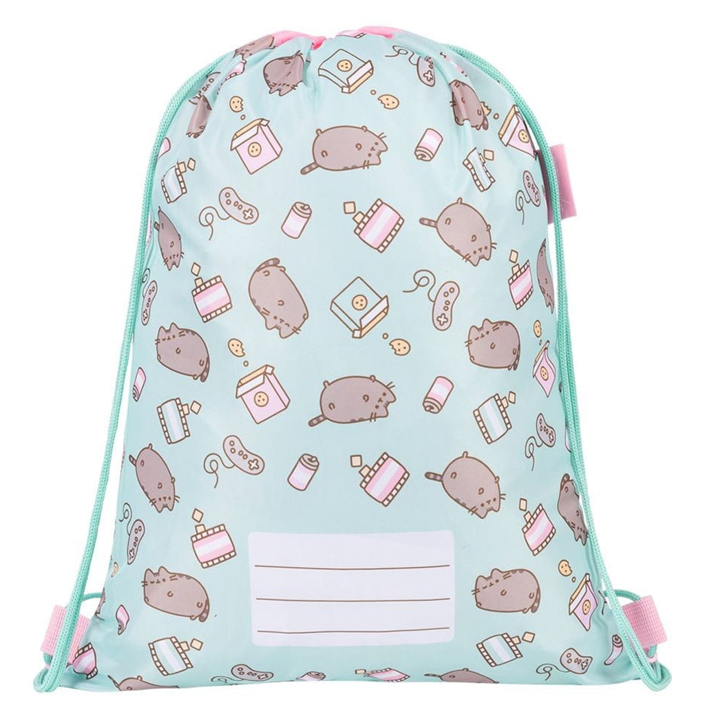 Pusheen Mint Katzen-Turnbeutel 43x34cm kép 2