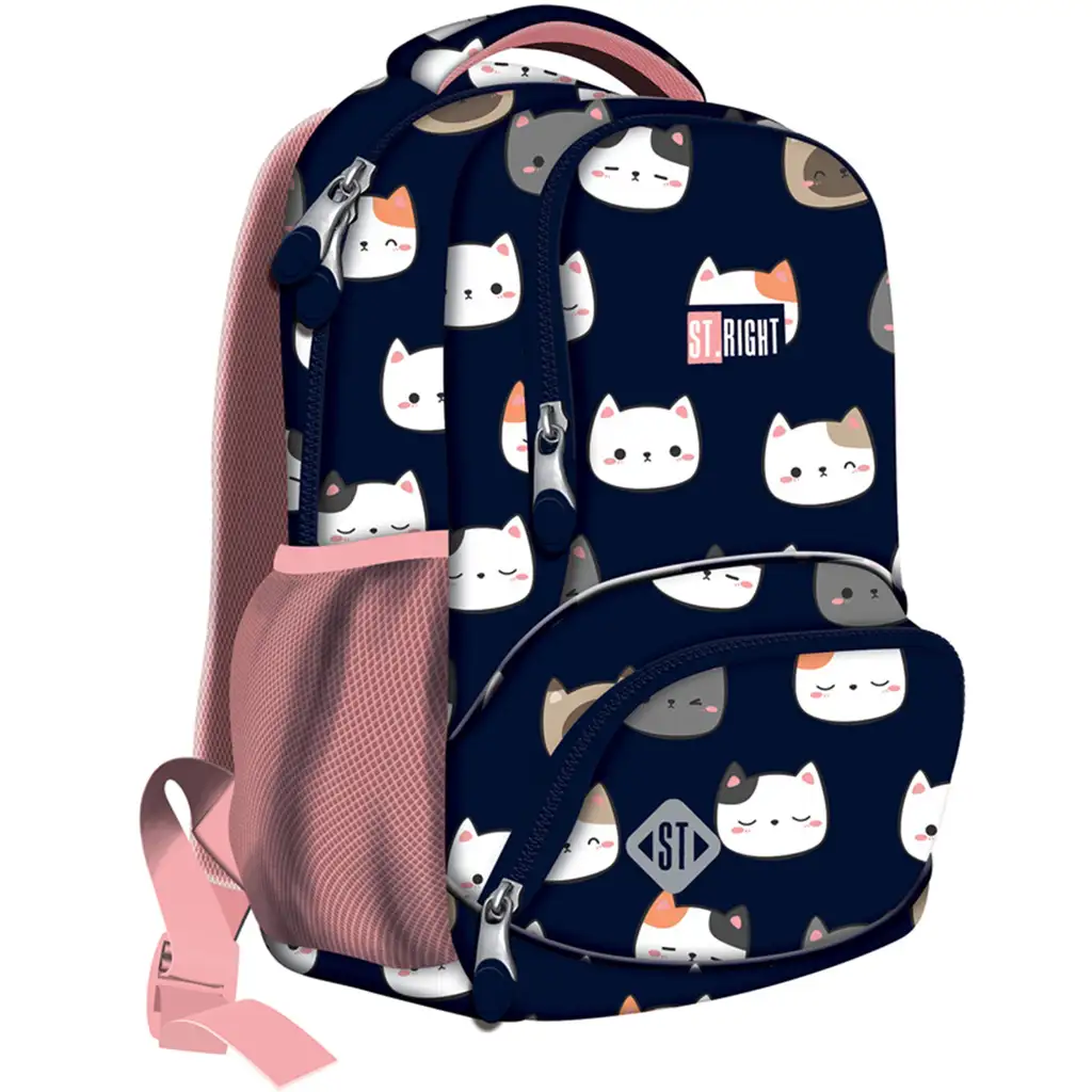 St.Right Cute Kitties cicás iskolatáska, hátizsák BP71 kép 1