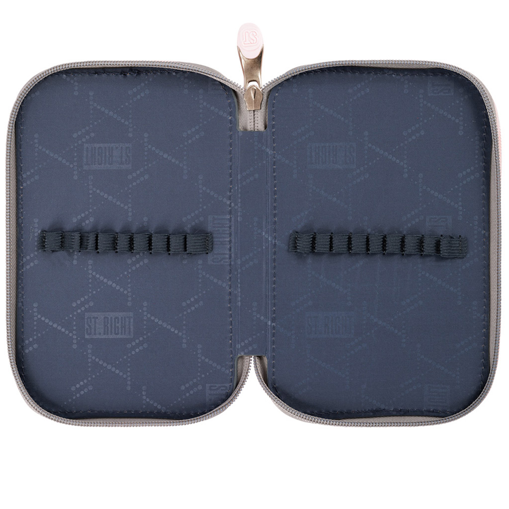 St.Right Silver Cats dreistöckiges ausklappbares Federmäppchen kép 2