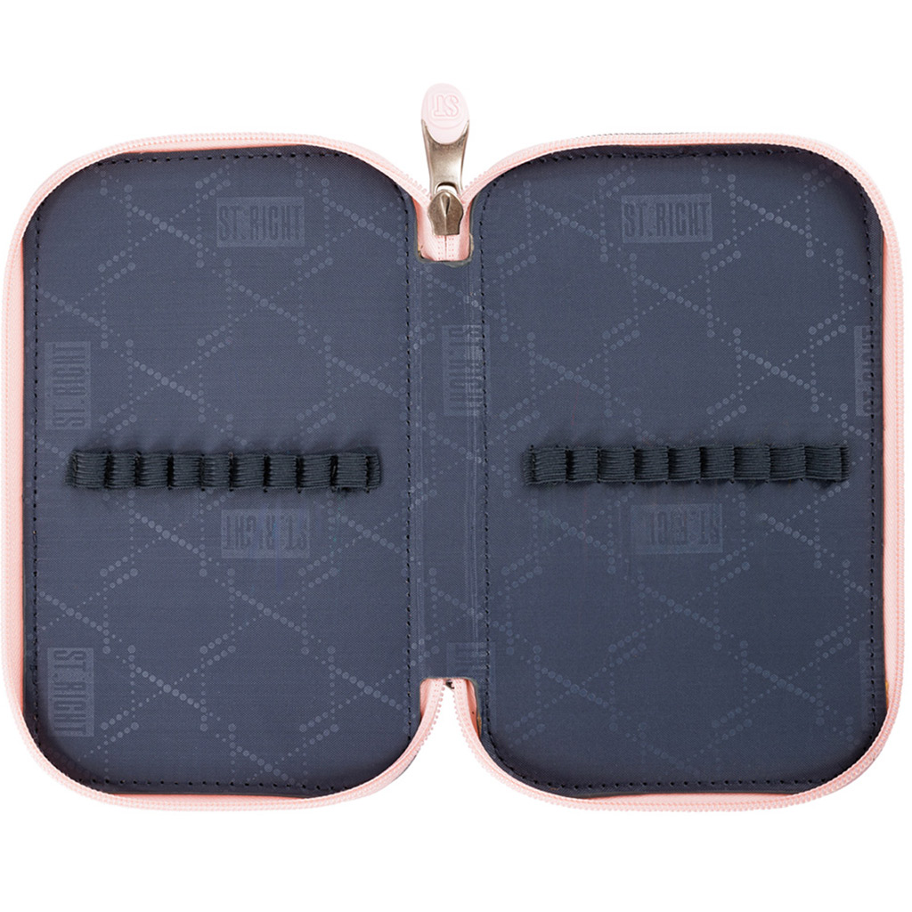 St.Right Silver Cats dreistöckiges ausklappbares Federmäppchen kép 4