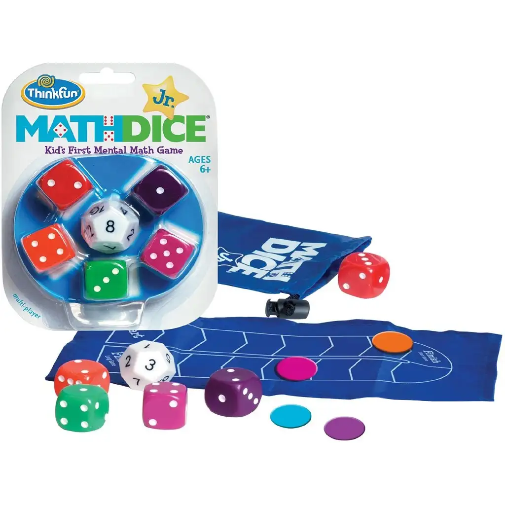 Thinkfun: Math Dice Junior Gesellschaftsspiel kép 2