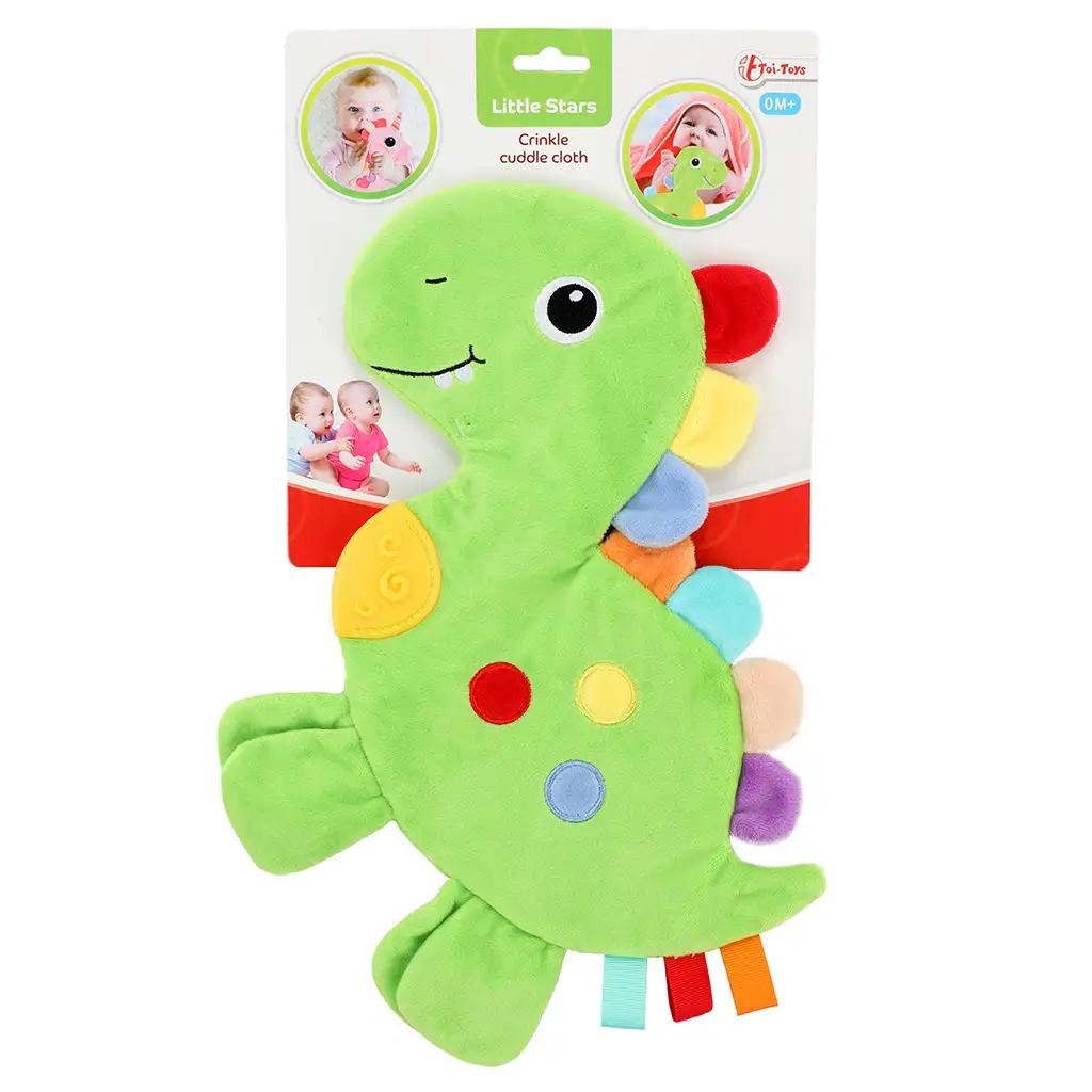 Little Stars: Dinosaurier-Beißring, rasselndes Halstuch kép 2