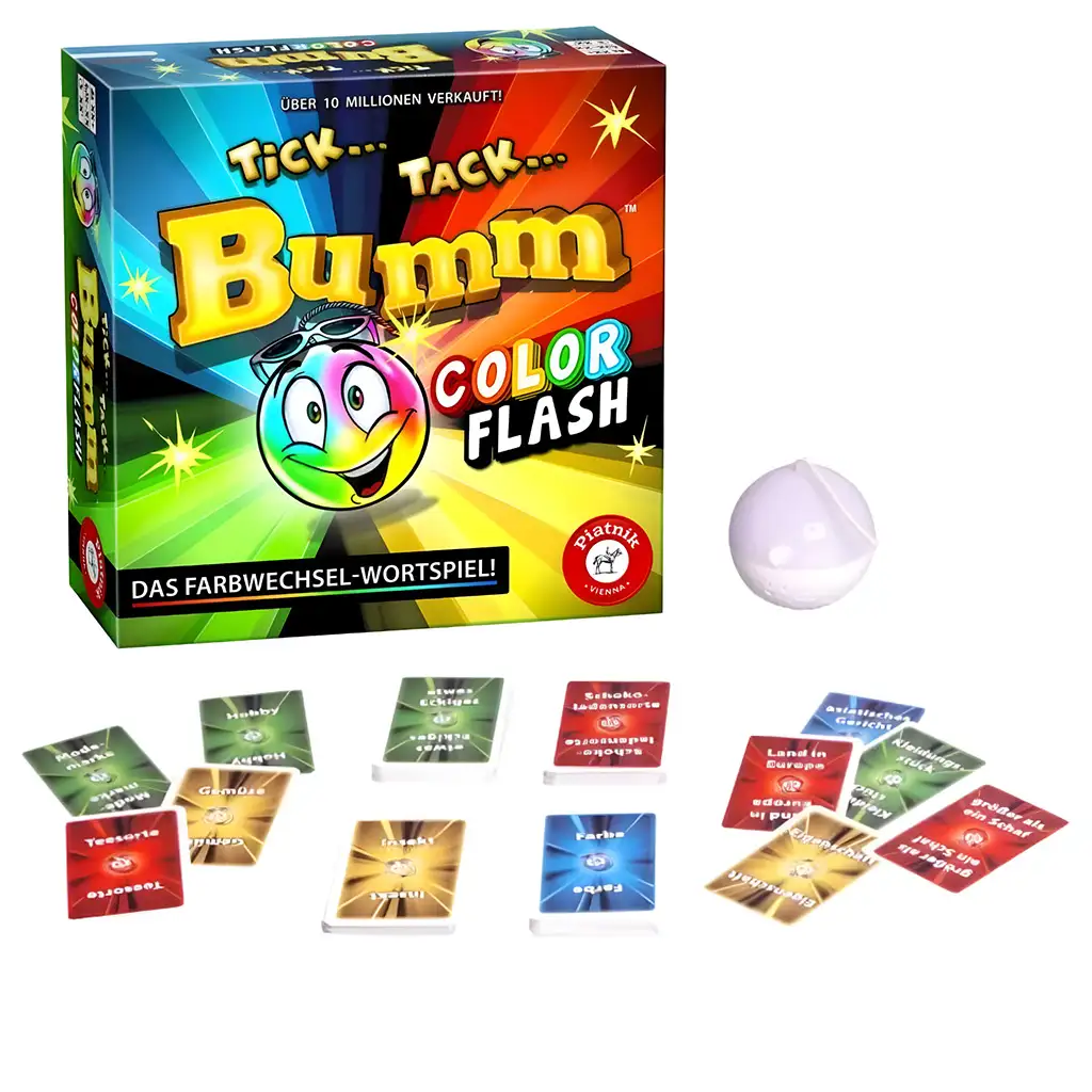Tick Tack Bumm Color Flash Gesellschaftsspiel - Piatnik kép 3