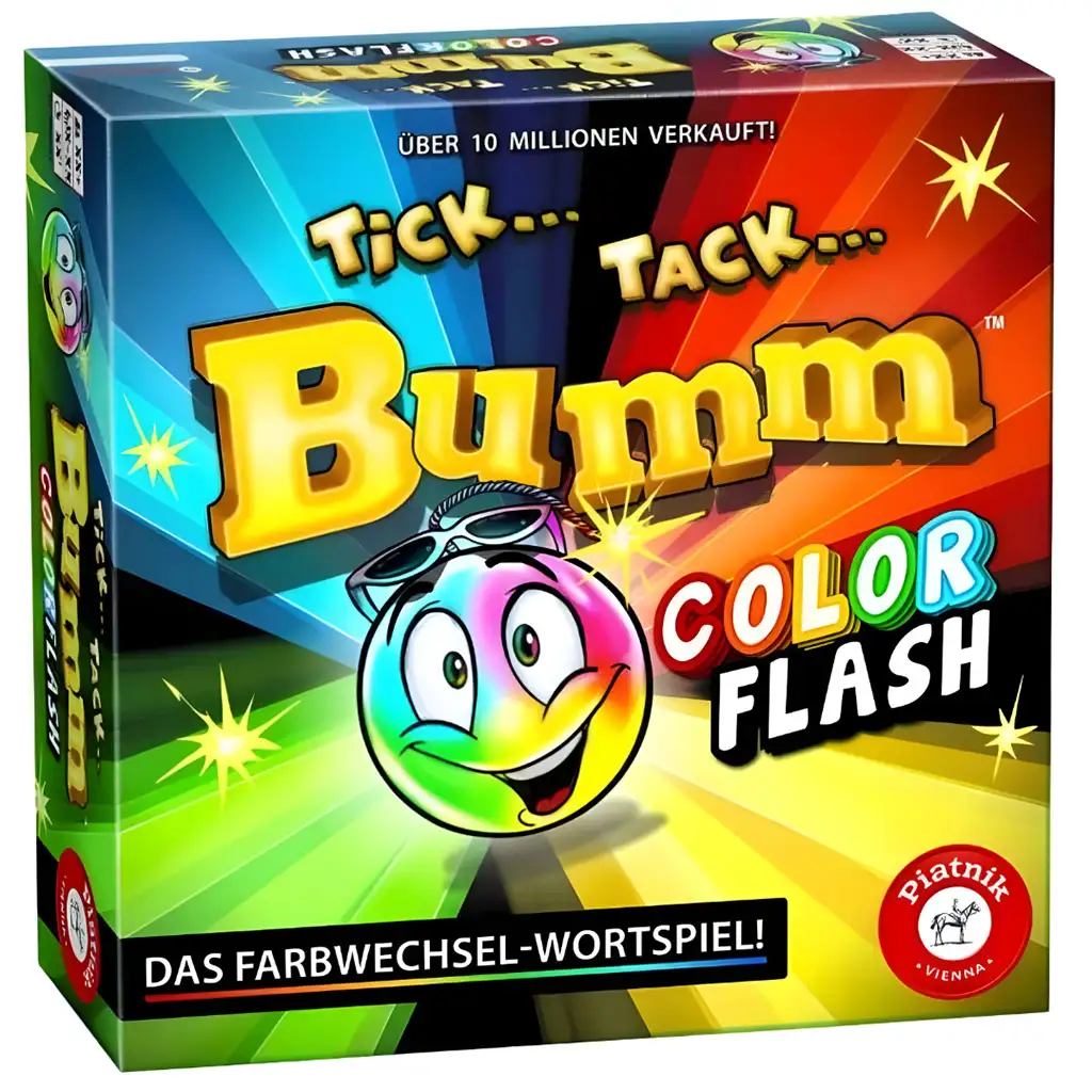 Tick Tack Bumm Color Flash Gesellschaftsspiel - Piatnik
