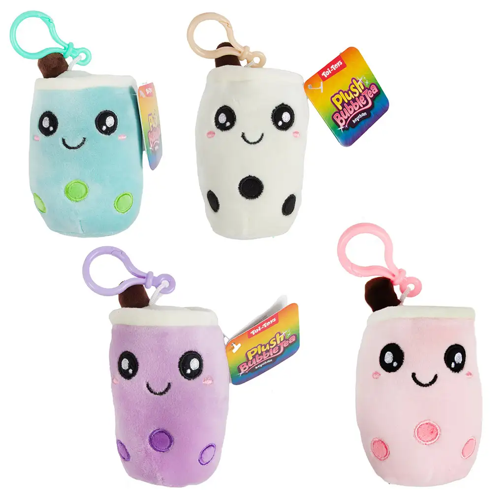 Bubble Tea Plüsch-Schlüsselanhänger in verschiedenen Varianten 1 Stk. kép 2